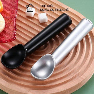 Cây/Muôi/Thìa/Muỗng múc kem bằng gang, Múc kem viên, Sữa chua trân châu chất liệu gang