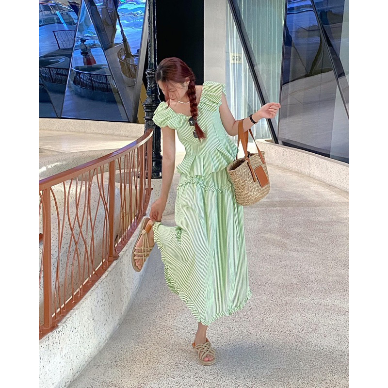 𝐃𝐮𝐥𝐜𝐢𝐞 𝐒𝐞𝐭 - Set áo váy peplum