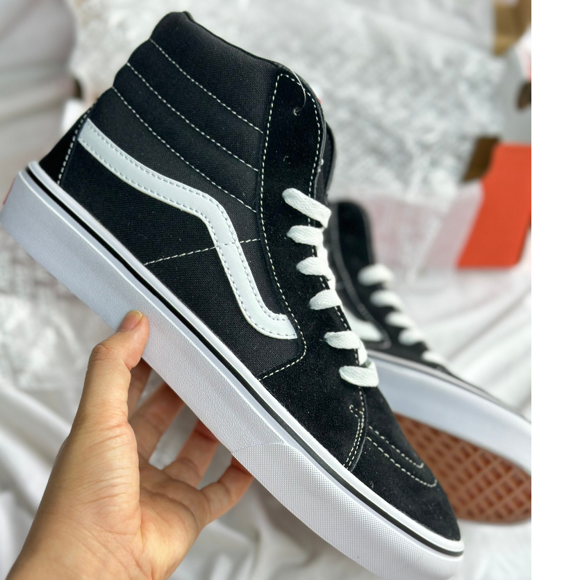 Giày VAN SK8 Old School Cao Cổ full Box, sneaker VAN SK8 cao cổ