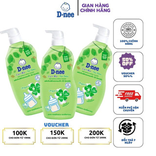 Nước rửa bình sữa D-nee Thái Lan 600ml mẫu mới
