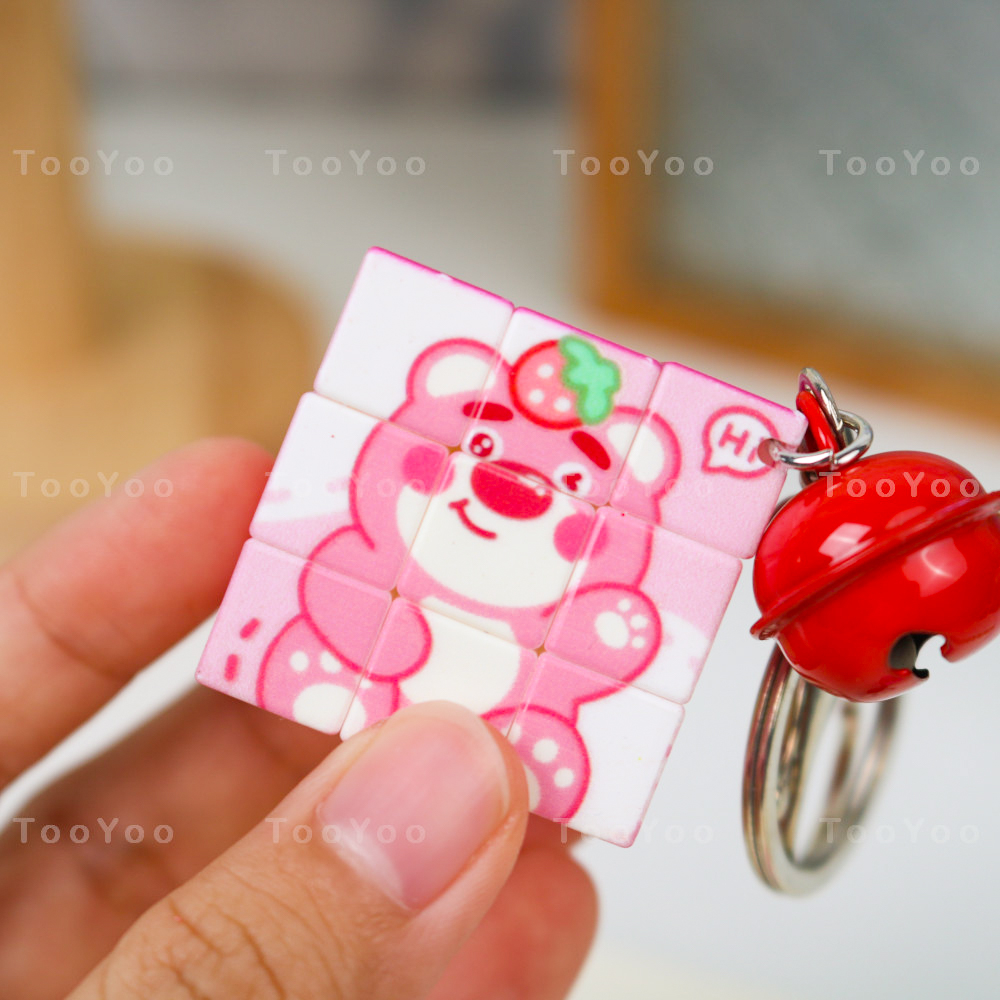 Móc khóa rubik mẫu hoạt hình dễ thương cute TooYoo BK00159