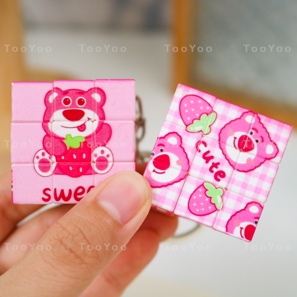 Móc khóa rubik mẫu hoạt hình dễ thương cute TooYoo BK00159