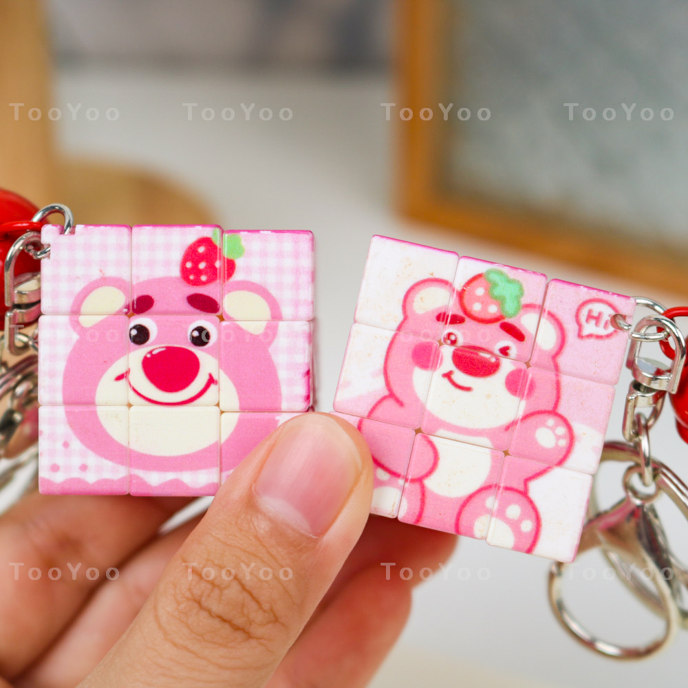 Móc khóa rubik mẫu hoạt hình dễ thương cute TooYoo BK00159