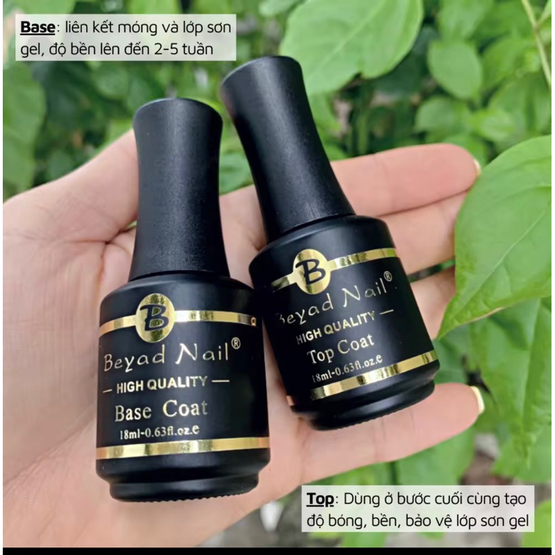 BASE TOP Mỹ BEYAD 18ml  SIÊU BÓNG