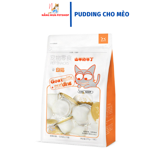 Pudding cho mèo sữa dê bổ sung gấp đôi canxi cho mèo