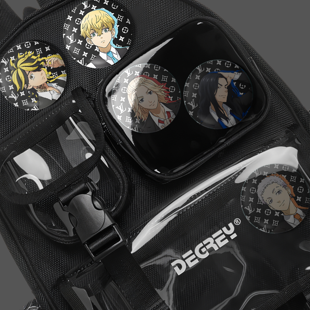 Pin Cài Anime - Tokyo Revengers  - Huy Hiệu In Hình Tokyo Revengers Anime, Huy Hiệu In Hình Dễ Thương - Ghim Cài Áo