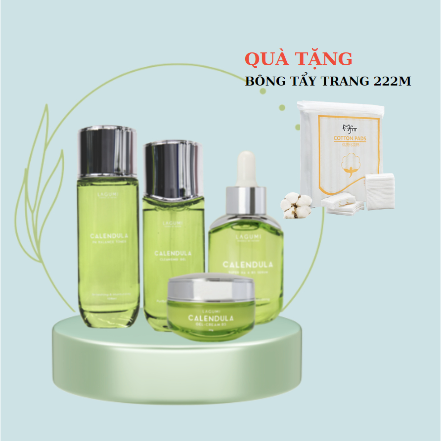 Bộ dưỡng da LAGUMI cấp ẩm, sáng da, phục hồi da sau mụn trọng lượng 120ml, 150ml, 30ml, 30g an toàn lành tính
