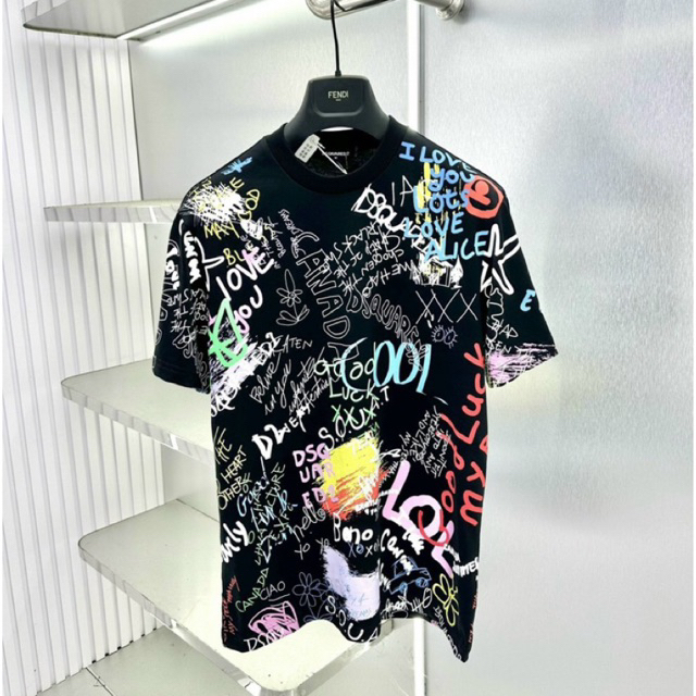 Áo Thun Đít Que 2 Hoạ Tiết Full thân Mẫu Neww 2023.