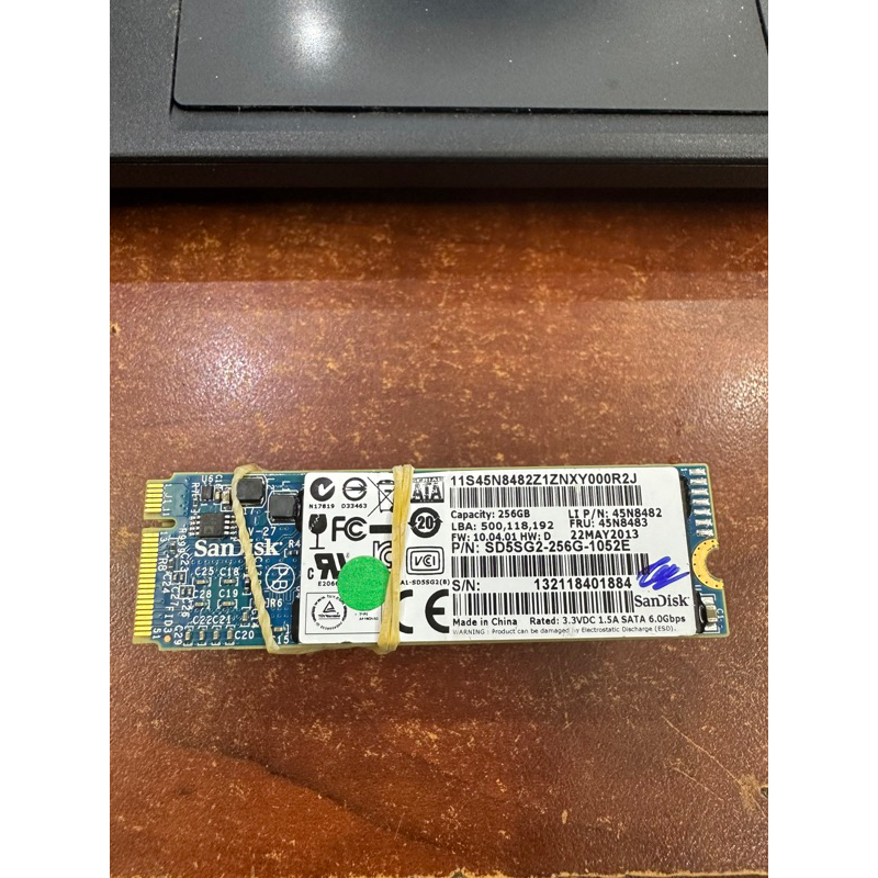 SSD msata Sandisk 256 cho X1 carbon gen 1, gen 2