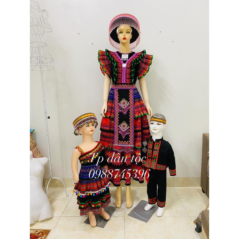 Trang phục dân tộc Môngnam, nữ