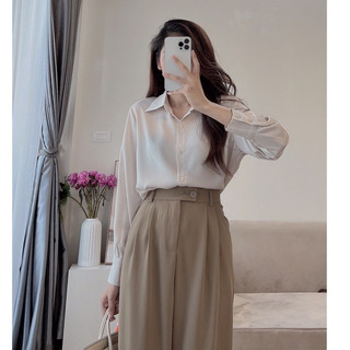 Áo sơ mi lụa siêu xinh