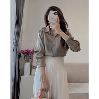 Áo sơ mi lụa siêu xinh