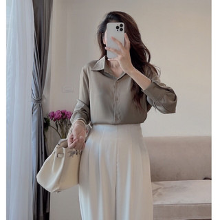 Áo sơ mi lụa siêu xinh