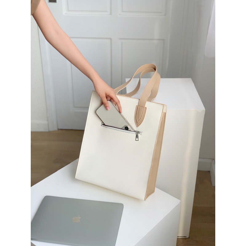 Túi tote nữ GILAN Kira Bag - túi da size lớn có thể đựng laptop cho nàng đi làm, đi học