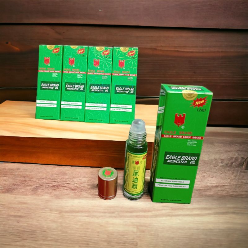 Dầu gió lăn trắng xanh vàng 12ml