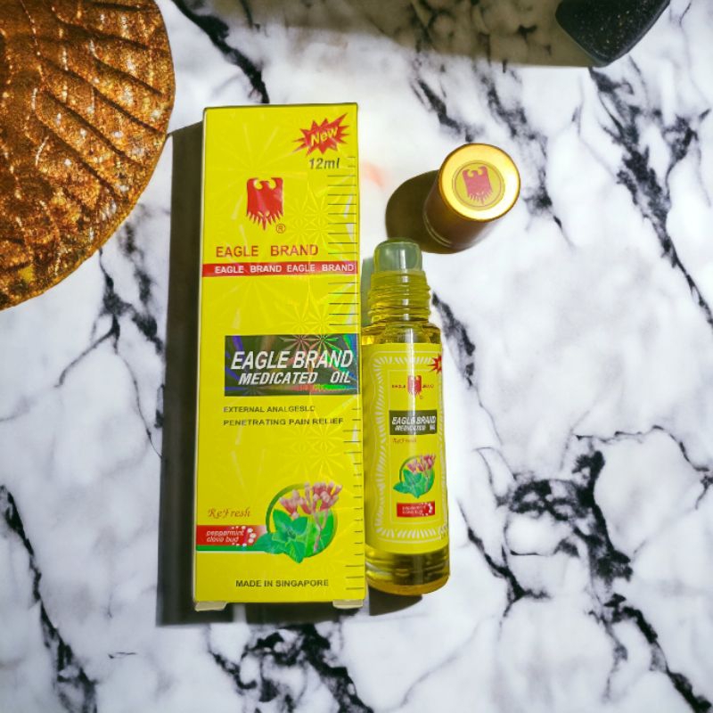 Dầu gió lăn trắng xanh vàng 12ml