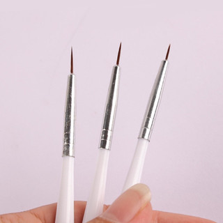 Bộ 3 cọ vẽ nét siêu nhỏ/ bút lông vẽ móng, vẽ nail , vẽ mỹ thuật/ bộ cọ vẽ 3 cây tròn nhỏ/ cọ lông