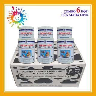 Combo 6 lon sữa alpha lipid 450g