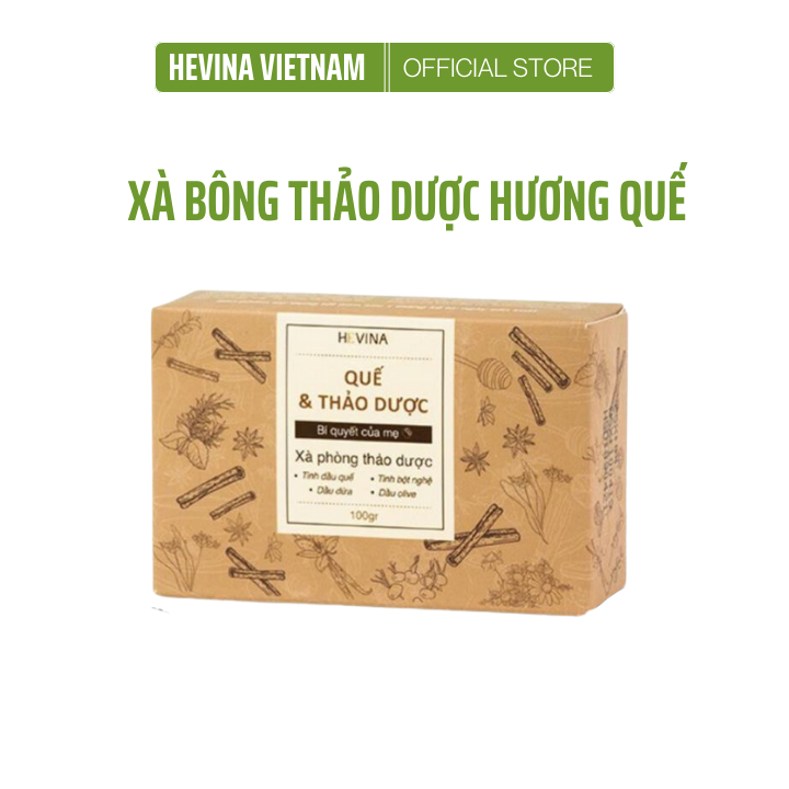 Xà bông, xà phòng sinh dược chiết xuất thiên nhiên, an toàn, lành tính - Hevina