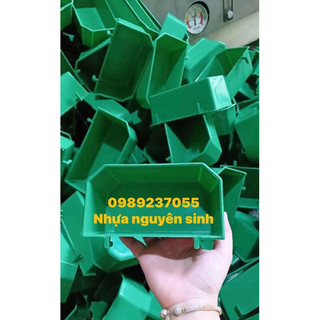 Combo 10 máng ăn đơn màu xanh cho chim gà