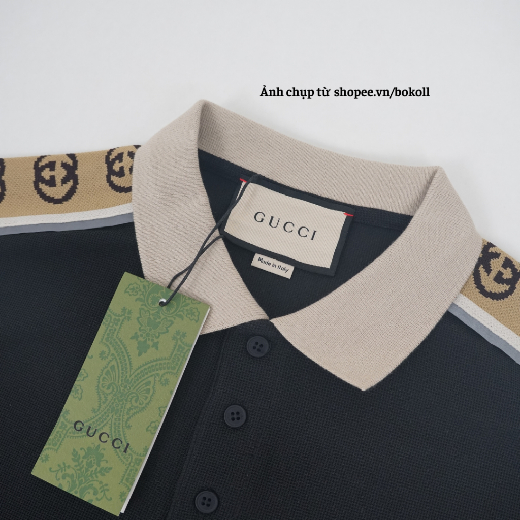 Áo polo interlocking nam nữ form rộng vải cotton organic tay áo chụp hình phản quảng hàng QC cao cấp