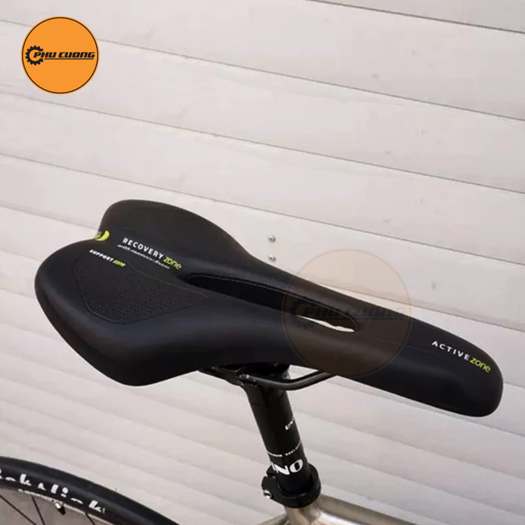 Yên Xe Thể Thao Active Kiểu Dáng Road Thon Gọn, Siêu Êm Siêu Mềm, Có Rãnh Thoáng Khí, Chống Nước