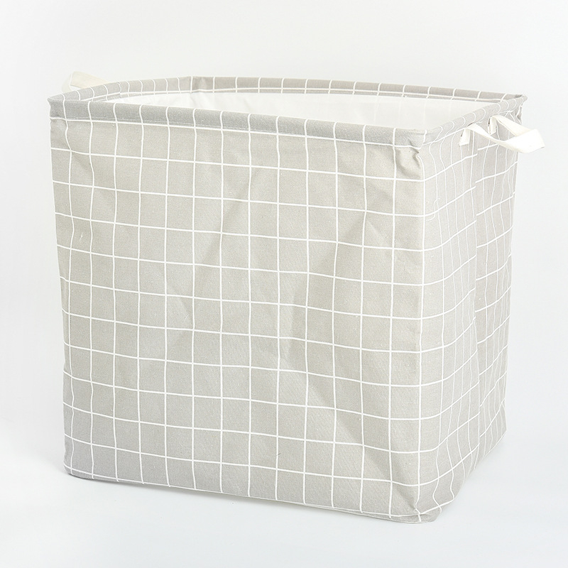 Túi sọt đựng quần áo dây rút cotton linen cỡ lớn 100L – sọt đựng chăn màn tiện dụng
