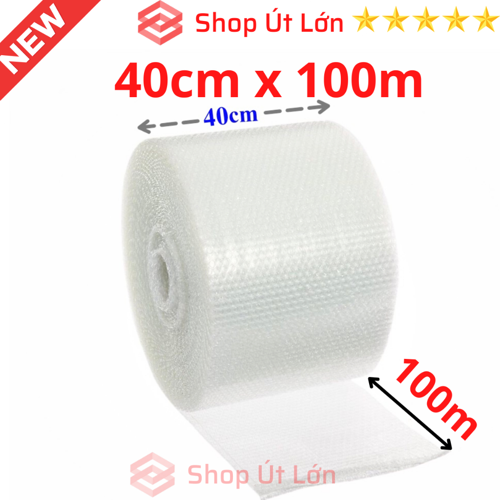 Cuộn xốp nổ bọc hàng, xốp hơi bọc hàng, bóng khi gói hàng, rộng 20-30-40-50-60cm dài 100m
