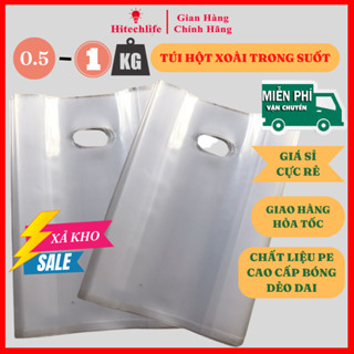  Túi Nilon Trong Suốt PE Hột Xoài Đựng Hàng - Túi Ni Lông Hitechlife Gói Quần Áo Giày Dép Mỹ Phẩm Thời Trang Cao Cấp 