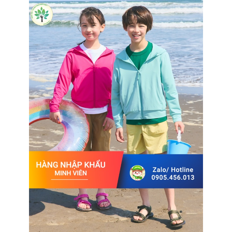 100% chính hãng- Áo khoác cho bé - Áo khoác chống nắng Uniqlo chính hãng
