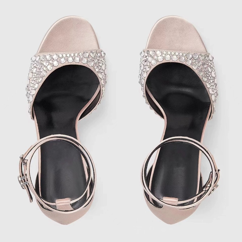 ORDER 🎀 Giày Korea đính đá gót nhọn mảnh 8,5-10cm 33-40