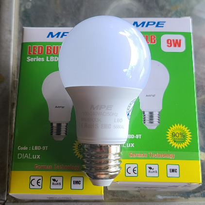 Bóng đèn led bulb mpe 9W chính hãng