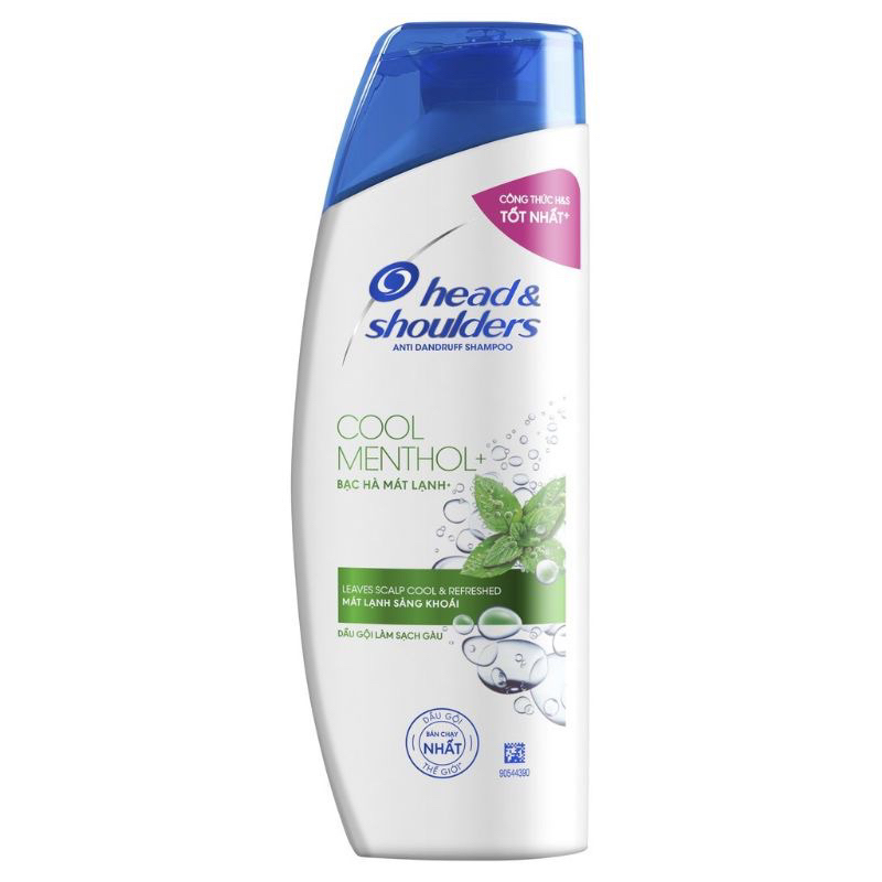 Dầu gội Head and Shoulders bạc hà 170g