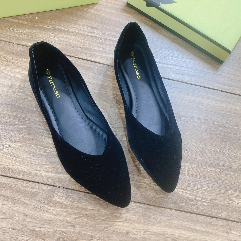 Giày bệt nhung trơn da mềm êm chân mã TB5