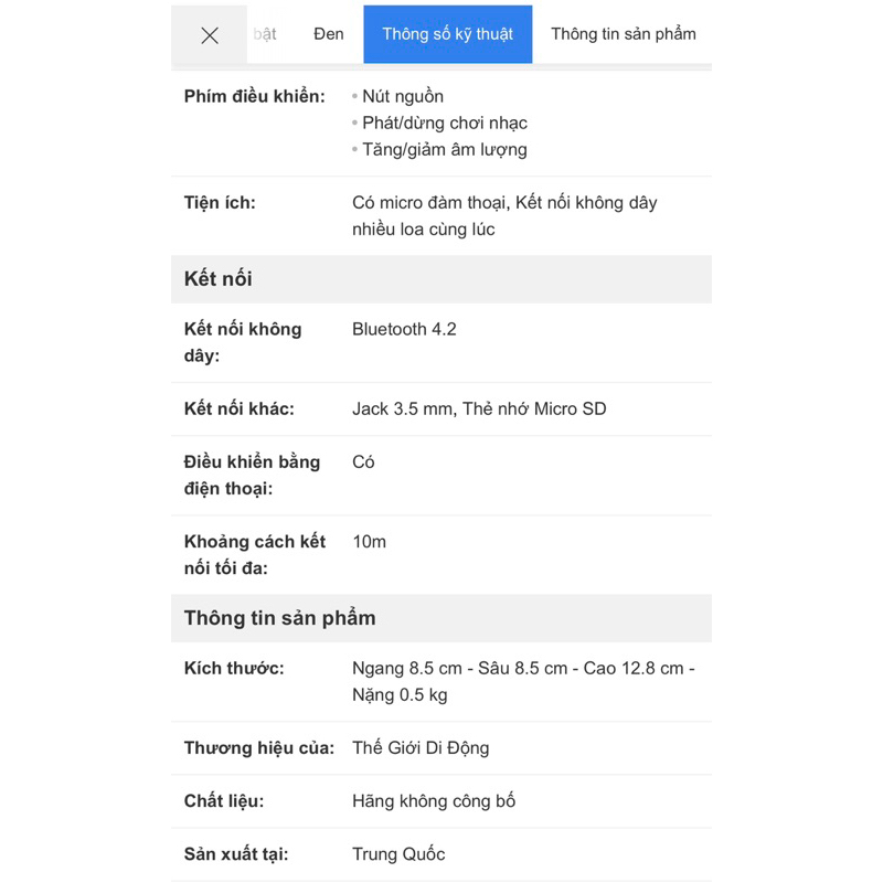 Loa Bluetooth Mozard E7