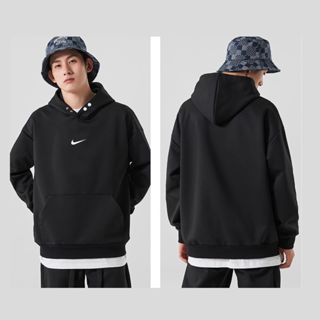 Áo Hoodie Nike Swoosh Thêu Full Vải Nỉ Bông Dày Dặn, Hàng Cúc Bấm  Chuẩn Đẹp, Form Rộng I Hình Hight Bar Store
