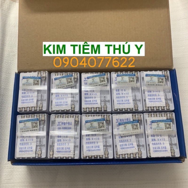 10 Đầu kim tiêm  - kim tiêm thú y ,kim tiêm vương miện chính hãng