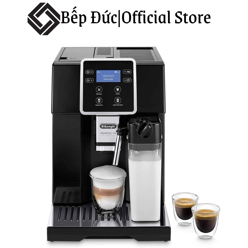Máy Pha Cà Phê Tự Động Delonghi Perfecta Evo ESAM 420.40.B, Máy Pha Cafe, Espresso, Cappucino, Made in Rumania