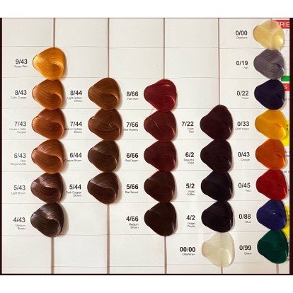 Kem Nhuộm tóc Hàn Quốc đủ mã màu - CHƯA KÈM OXY