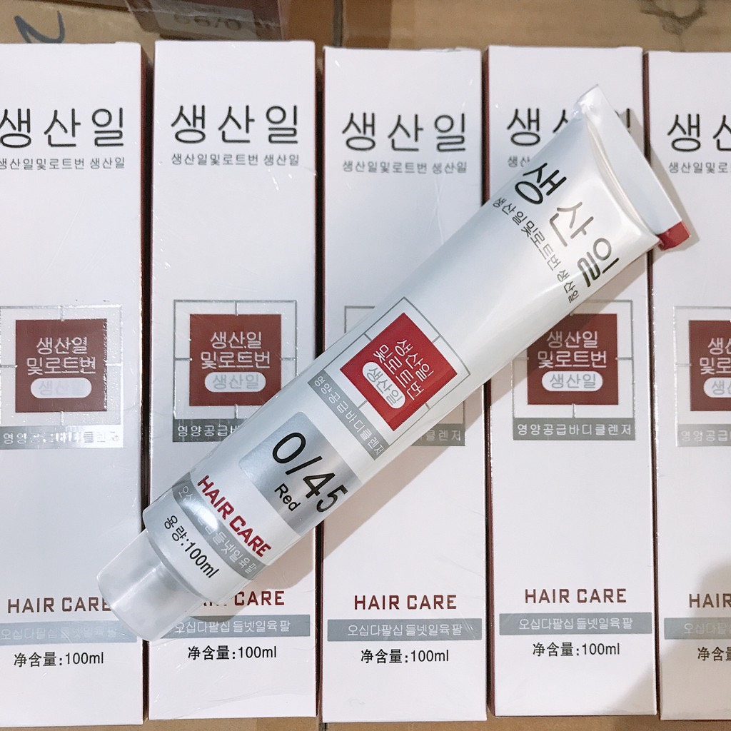 Kem Nhuộm tóc Hàn Quốc đủ mã màu - CHƯA KÈM OXY