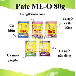 Pate cho mèo Me-o Wet Food 80g ( mix ngẫu nhiên)