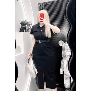 đầm kaki kèm nịt sang chảnh bigsize 55kg-95kg
