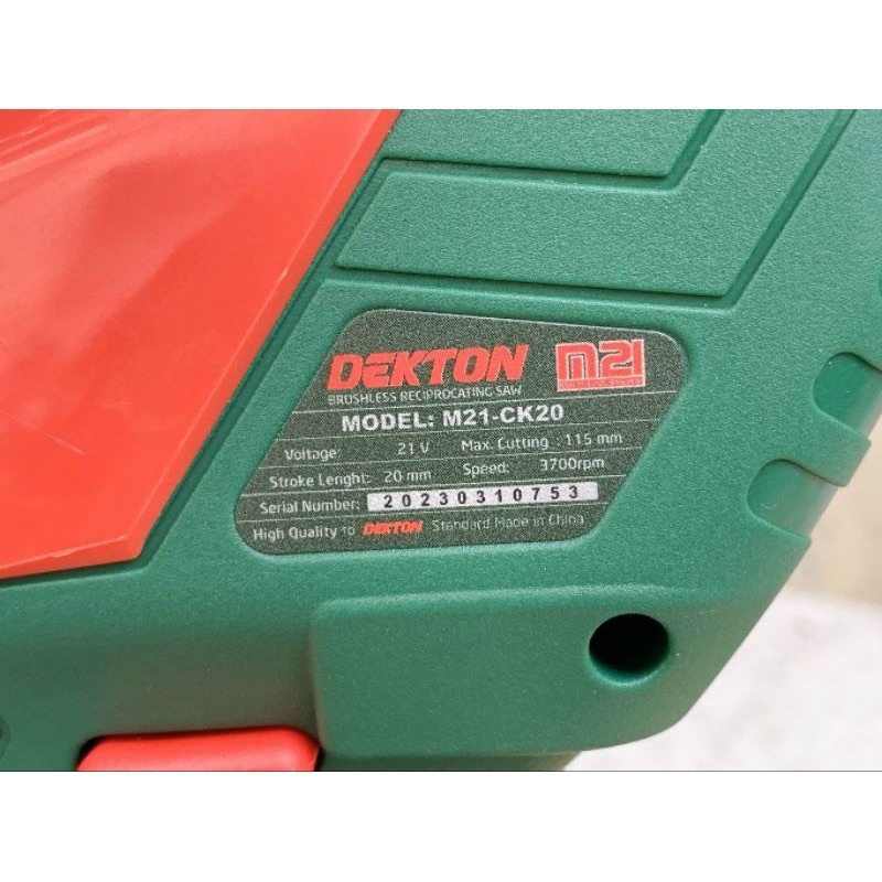 Máy Cưa Kiếm Dekton M21-CK20