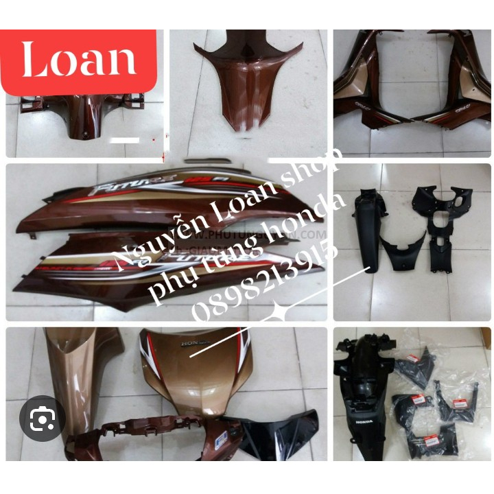 FULL DÀN ÁO FUTURE 125 FI / FUTURE MẬP MÀU NÂU CHÍNH HÃNG