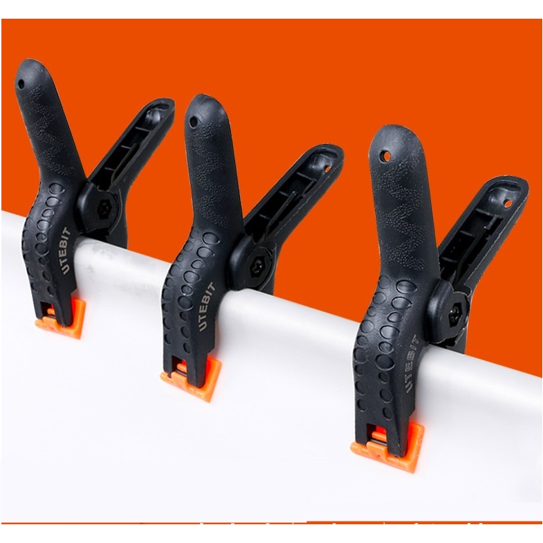 Kẹp cố định hình chữ A bằng nhựa chuyên nghiệp, Kẹp giữ phông khung treo nền chụp ảnh