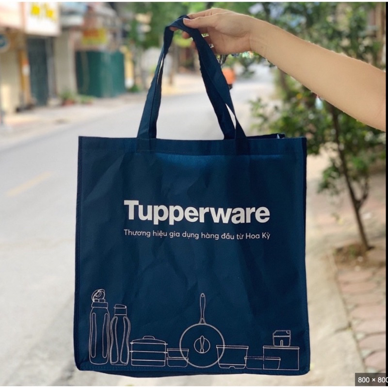 Túi vải không dệt Tupperware - Túi đựng dùng nhiều lần bảo vệ môi trường