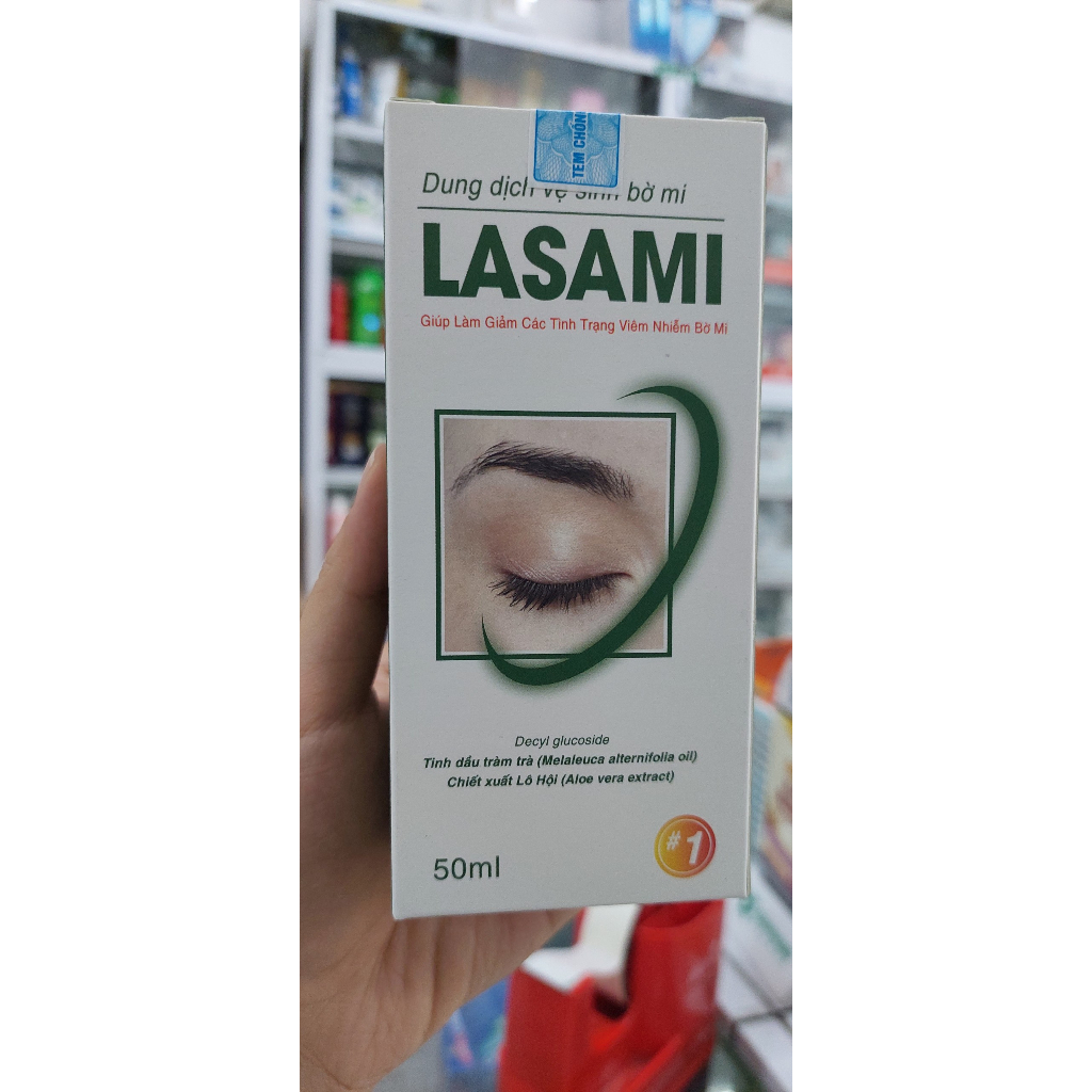 Dung dịch vệ sinh bờ mi LASAMI lọ 50ml