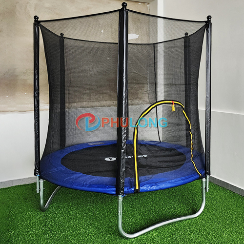 Bạt nhún VNJump, nhà nhún lò xo trampoline đường kính 183cm PL1902-183