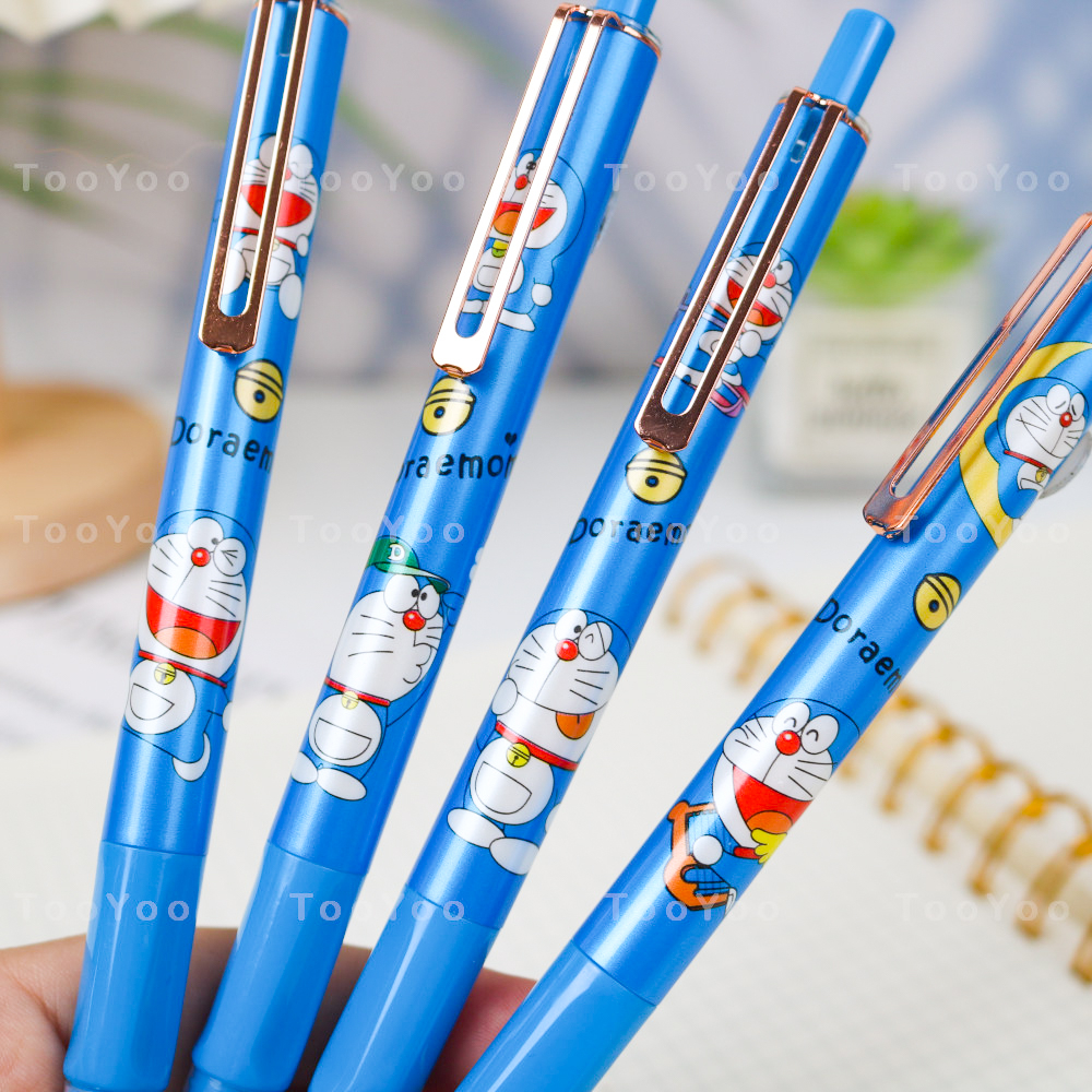 Bút máy bấm Doraemon luyện chữ 2in1 dễ thương cute TooYoo BK00246