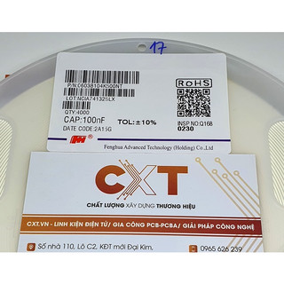 0603b104k500nt tụ 100nf 50v 10% 0603